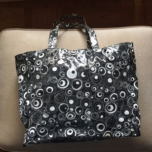Black and White pattered Tote